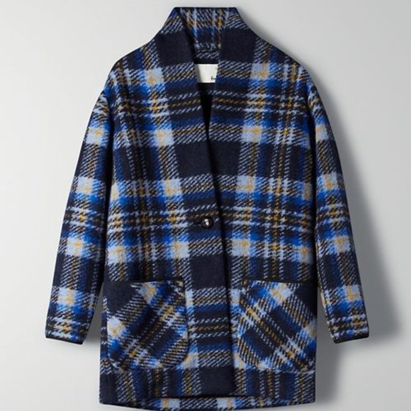 Aritzia Jackets & Blazers - NEW Aritzia Wilfred Off-Duty Jacket - Navy - M